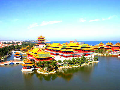 �������顿�ൺ�����غ������磩+�Ƶ�����ɳ̲��+���գ��Ϻ�԰����������֮��